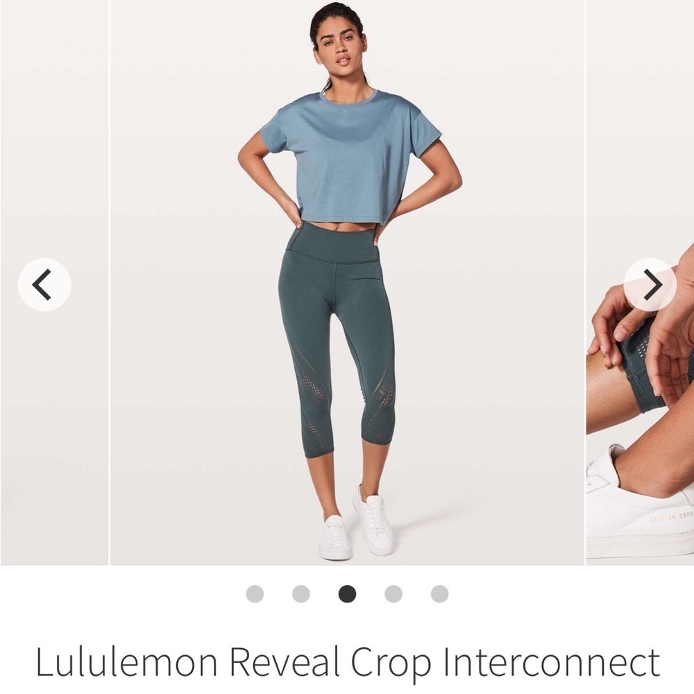 # 206- LULULEMON -Reveal Crop Interconnect